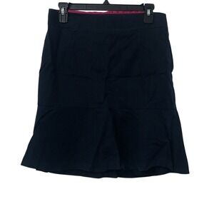 Banana Republic Navy Blue Flared Hem Mini Skirt Size 8 Cotton Blend RN 54023‎